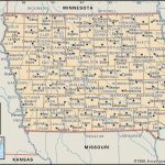 State And County Maps Of Iowa   Printable Map Of Iowa