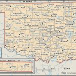 State And County Maps Of Oklahoma   Road Map Of Texas And Oklahoma