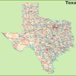 State Of Texas Map With Cities And Counties | Secretmuseum   Luckenbach Texas Map
