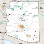 Stock Vector Map Of Arizona | One Stop Map   Printable Map Of Arizona