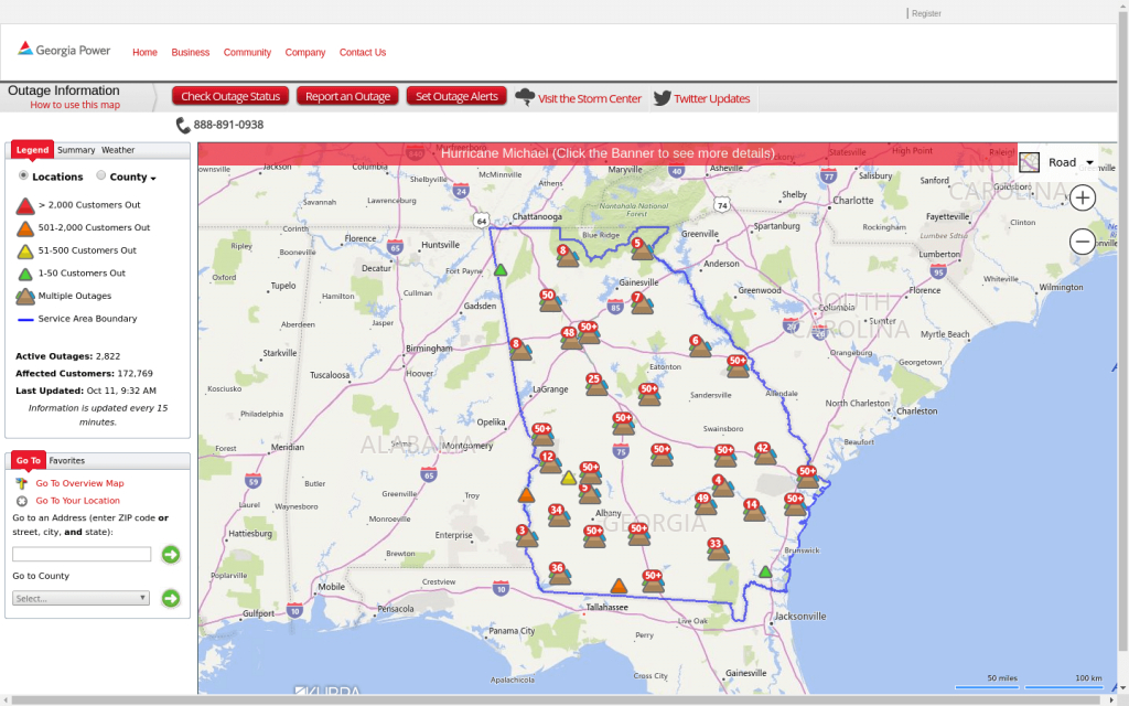 Storm Center Outage Maps Receive 3.1 Million Views For Record - Duke Outage Map Florida