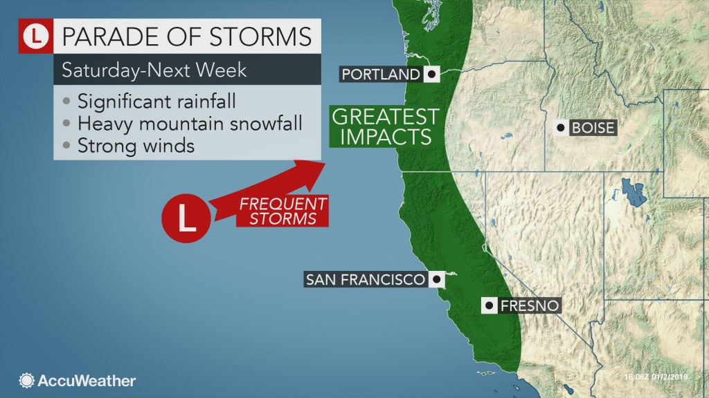 Storm Train To Resume Along Us West Coast This Weekend - Northern California Radar Map
