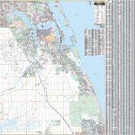 Stuart / Martin Co., Florida Wall Map – Kappa Map Group   Street Map Of Stuart Florida
