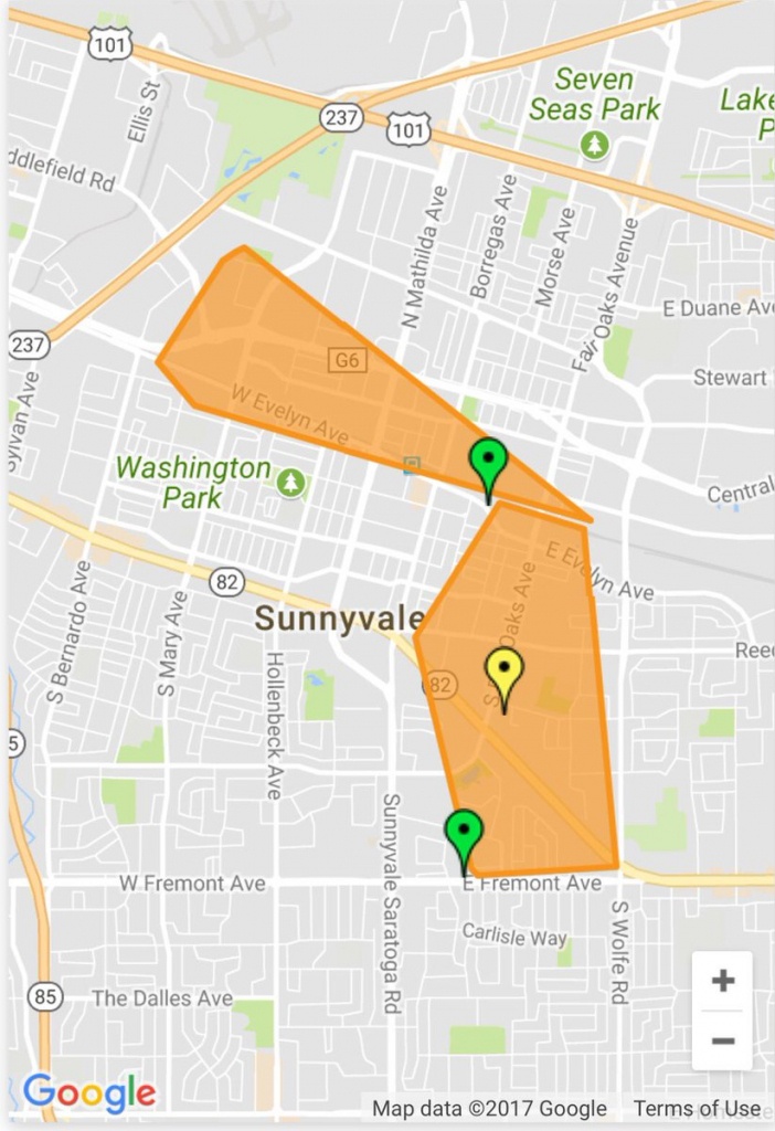 Sunnyvale Dps On Twitter: &amp;quot;.@pge4Me Is Reporting A Power Outage - Pge Outages Map California