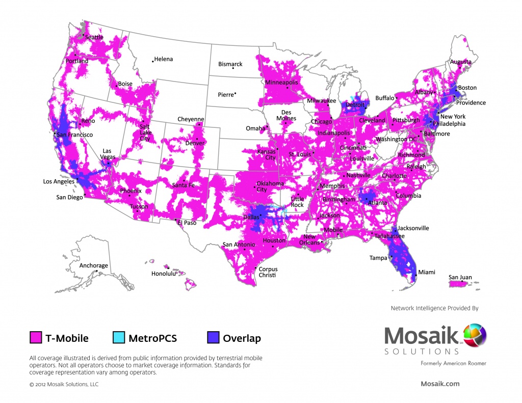 T-Mobile Usa To Merge With Metropcs - Metropcs Texas Coverage Map