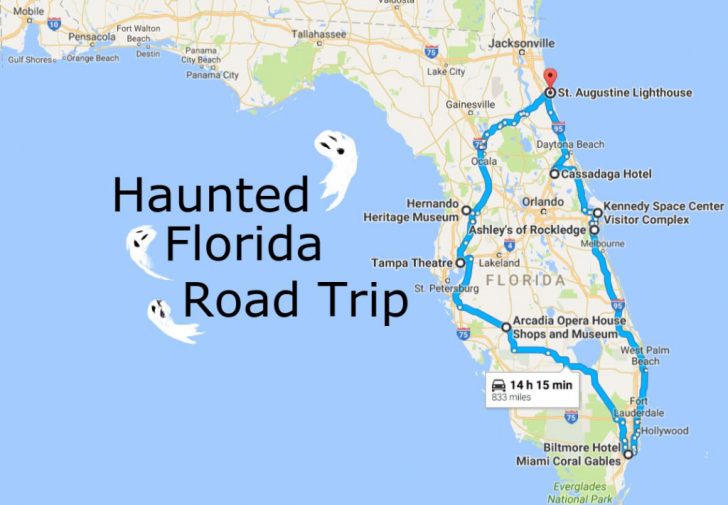 Florida Road Trip Map
