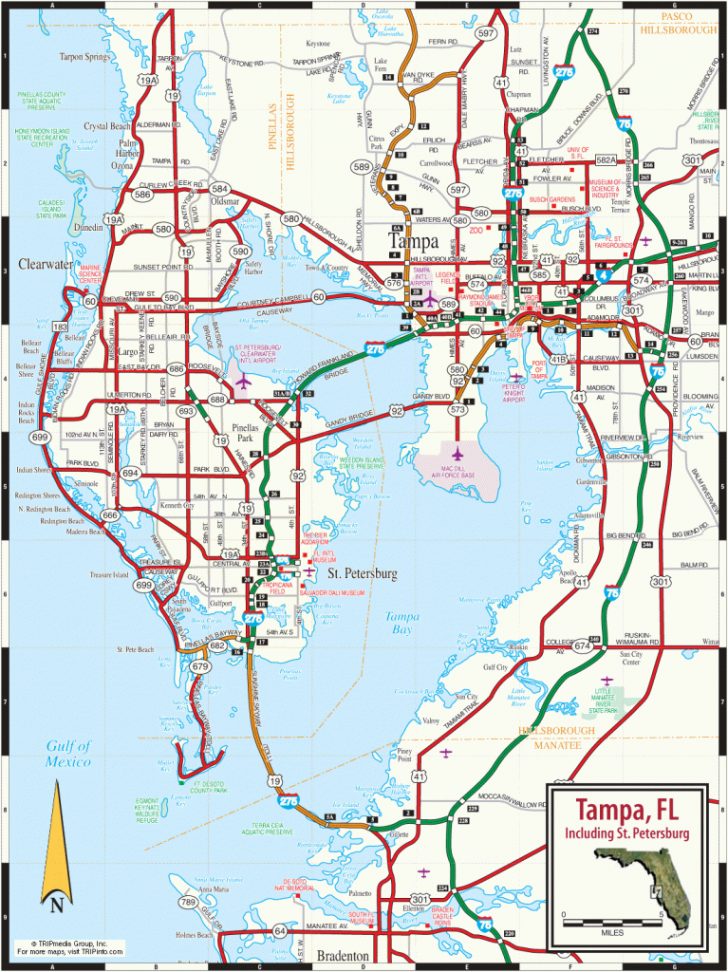 Clearwater Beach Florida Map