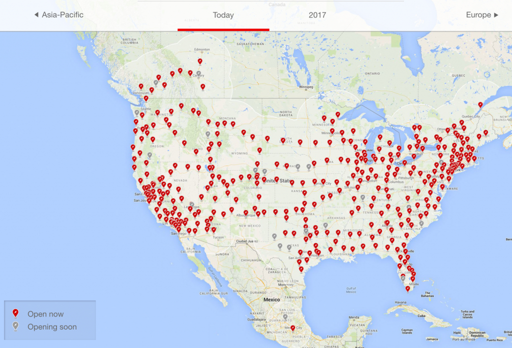 Tesla Updates Supercharger Map For 2017 (Plans) | Cleantechnica - Charging Stations In Texas Map