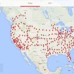 Tesla Updates Supercharger Map For 2017 (Plans) | Cleantechnica   Tesla Charging Stations Map California