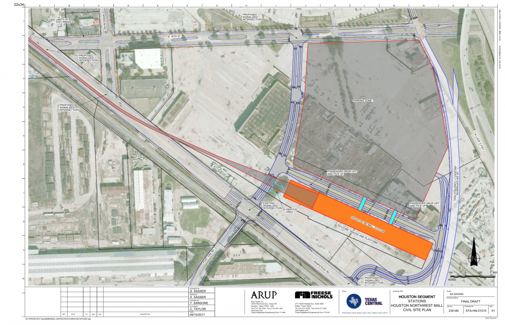 Texas Bullet Train Developers Pick Northwest Mall For Houston - Texas High Speed Rail Map