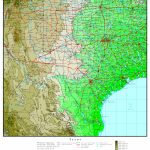 Texas Elevation Map   Florida Land Elevation Map
