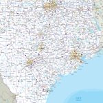 Texas Highway Wall Map   Maps   Giant Texas Wall Map