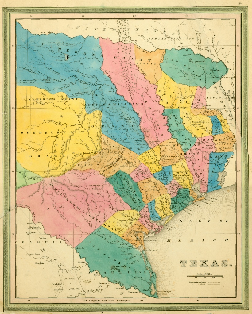 Texas Historical Maps - Perry-Castañeda Map Collection - Ut Library - Lands Of Texas Map