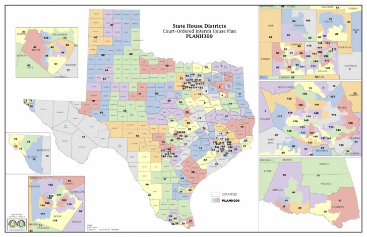 Texas House Of Representatives District Map