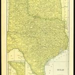 Texas Map Of Oklahoma Map Of Texas Wall Art Decor Original | Etsy   Map Of Oklahoma And Texas