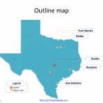 Texas Map Powerpoint Templates   Free Powerpoint Templates   Where Is Fort Worth Texas On A Map