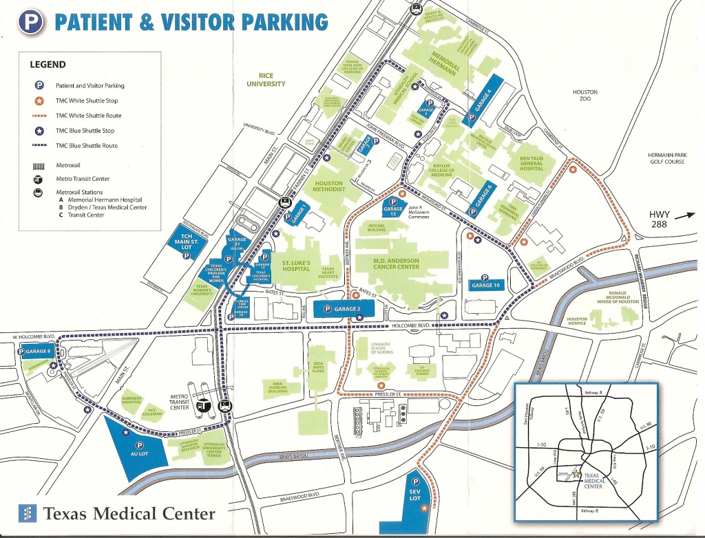 Texas Medical Center Map | Map 2018 - Texas Medical Center Map