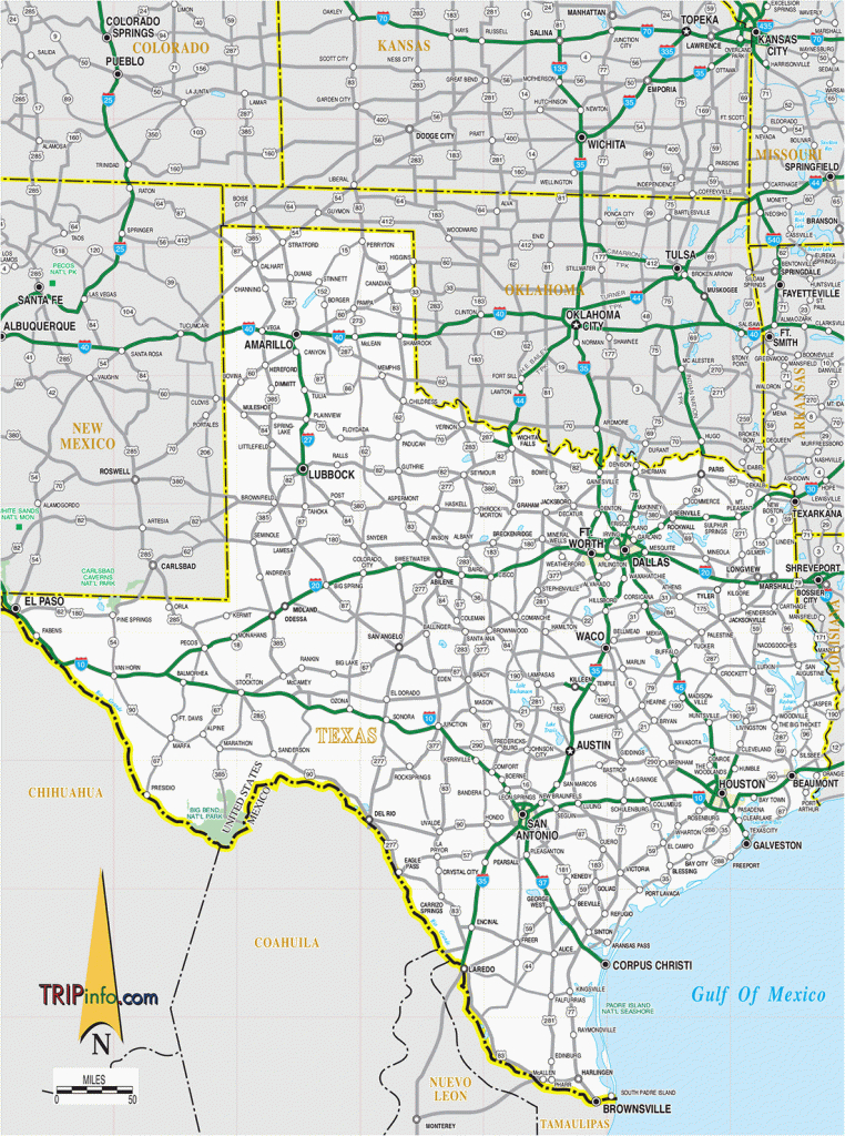 Texas Panhandle Road Map | Secretmuseum - Texas Panhandle Road Map