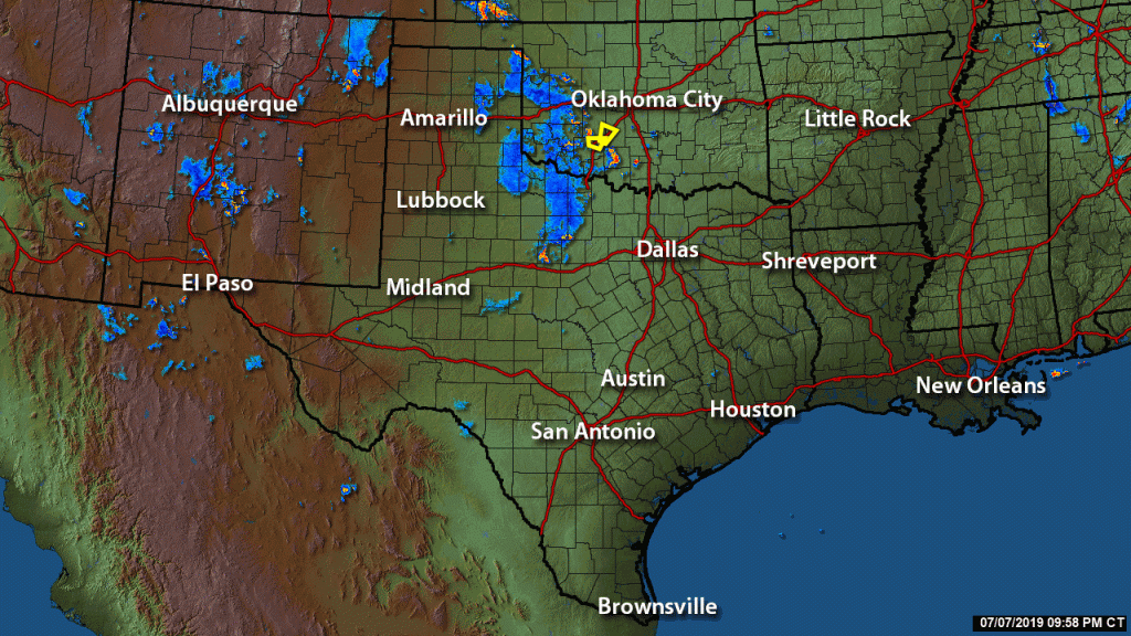 Texas Radar On Khou - Radar Map For Houston Texas