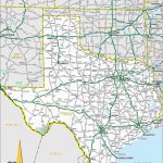 Texas Road Map   Map Of Texas Roads And Cities