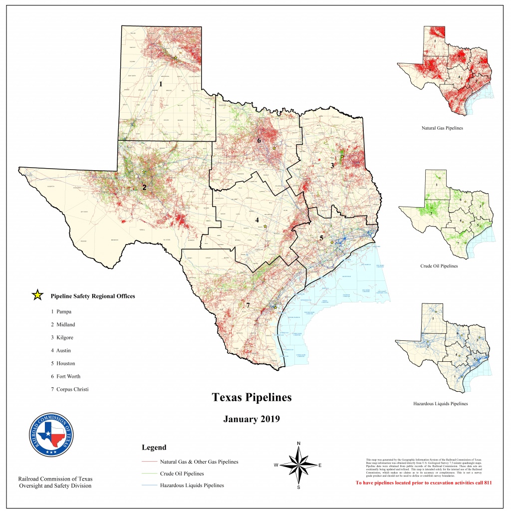 Texas Rrc - Special Map Products Available For Purchase - Texas Gas Pipeline Map