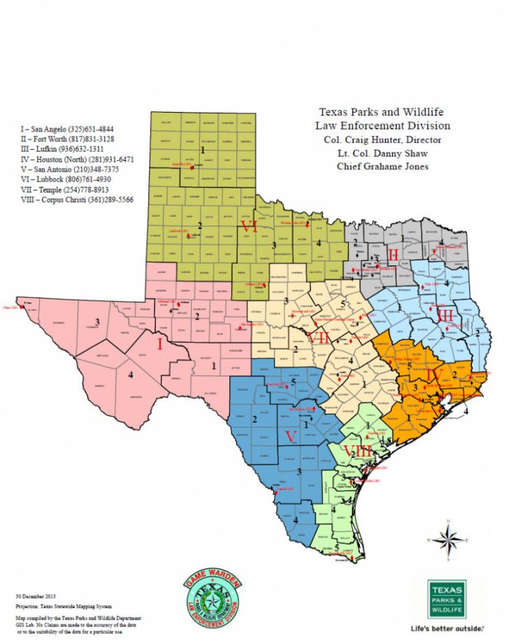 Texas Rut Map 2017
