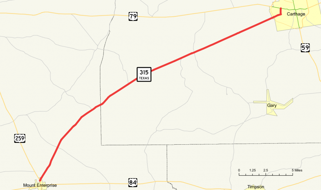 Texas State Highway 315 - Wikipedia - Rusk County Texas Map