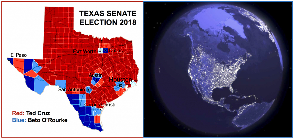 Texas Vs. The World: Beto, Cruz, And Planetary Civilization In The - Beto For Texas Map