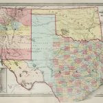 The Antiquarium   Antique Print & Map Gallery   Lloyd   Texas, New   Map Of New Mexico And Texas