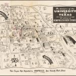 The Campus Of The University Of Texas. Austin, Texas. Map Originated – Map Store Austin Texas