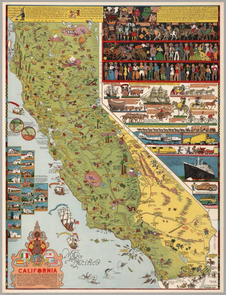 California Maps For Sale