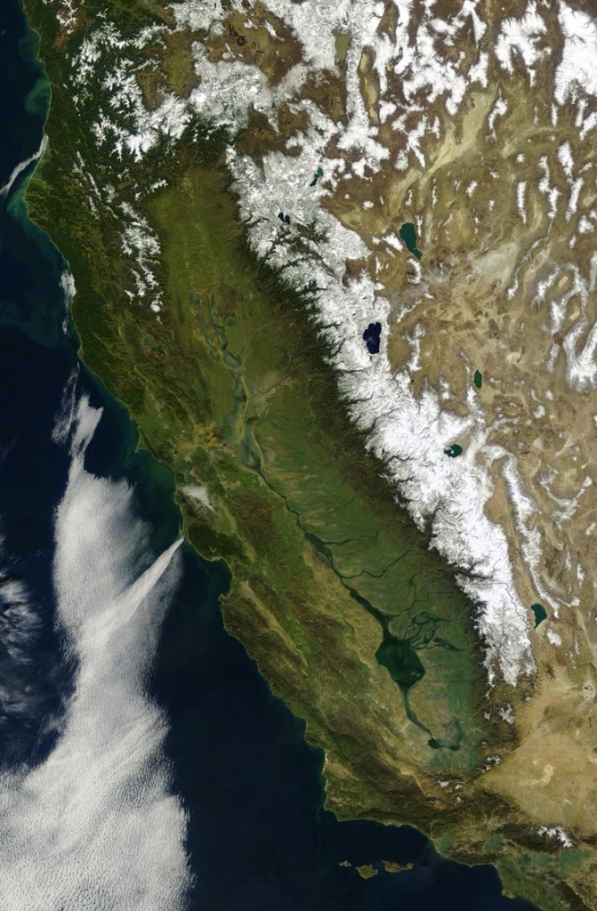 The First Satellite Map Of California (1851) | Accent Ideas - California Map Satellite