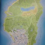 The Grand Theft Auto V Map Taken From The Official Grand Theft Auto   Gta 5 Printable Map