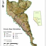 The Impact Of Roads On The Demography Of Grizzly Bears In Alberta   Bears In California Map