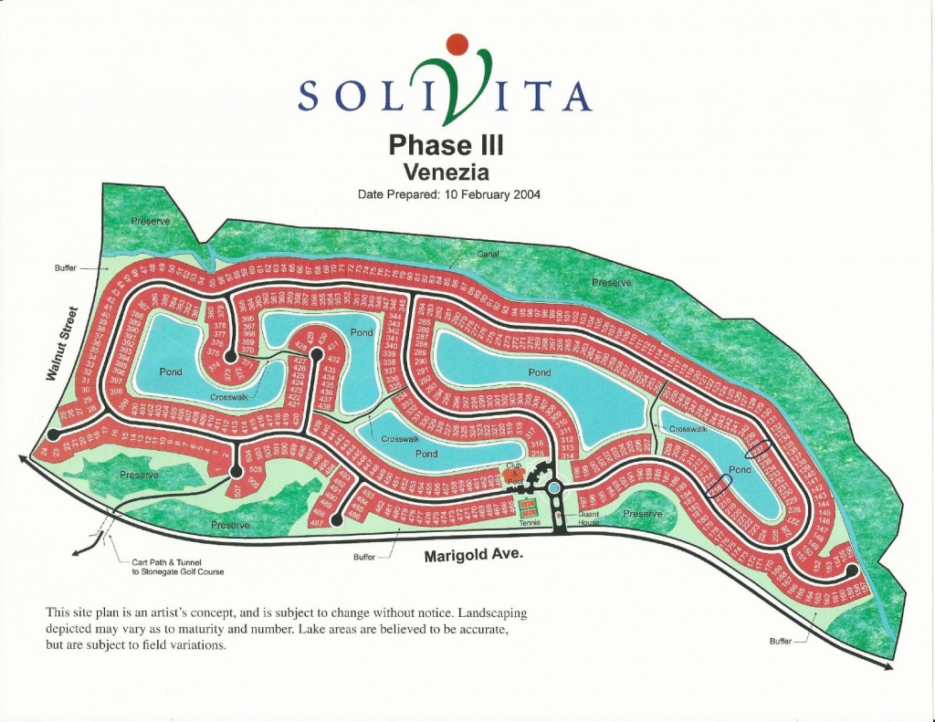 The Keys Collection Site Plan In Solivita, Kissimmee Fl. | Solivita - Solivita Florida Map