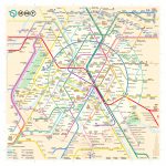 The New Paris Metro Map   Map Of Paris Metro Printable