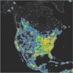 The New World Atlas Of Artificial Night Sky Brightness | Science   Dark Sky Map California