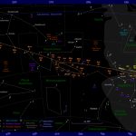 The Position Of Mars In The Night Sky: 2017 To 2019   Southern California Night Sky Map