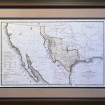 The Republic Of Texas As Recognizedthe United States   Gallery   Republic Of Texas Map Framed