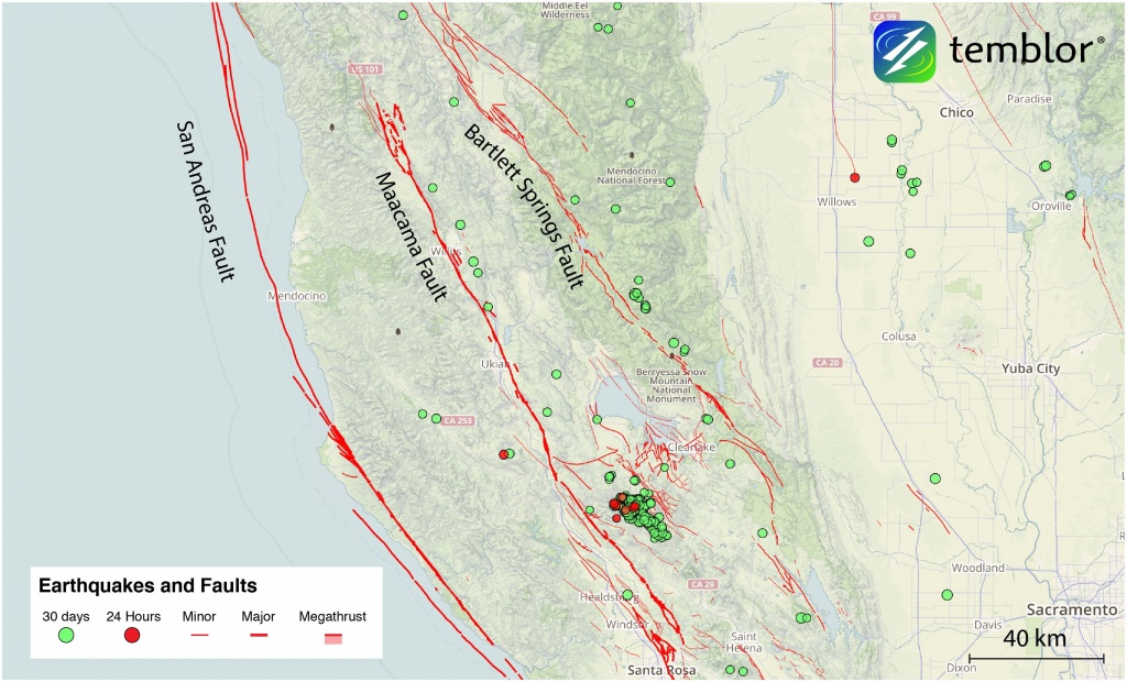 The San Andreas&amp;#039; Sister Faults In Northern California | Temblor - California Fault Lines Map