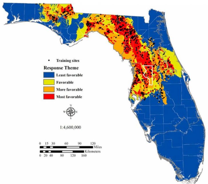 Florida Underwater Map