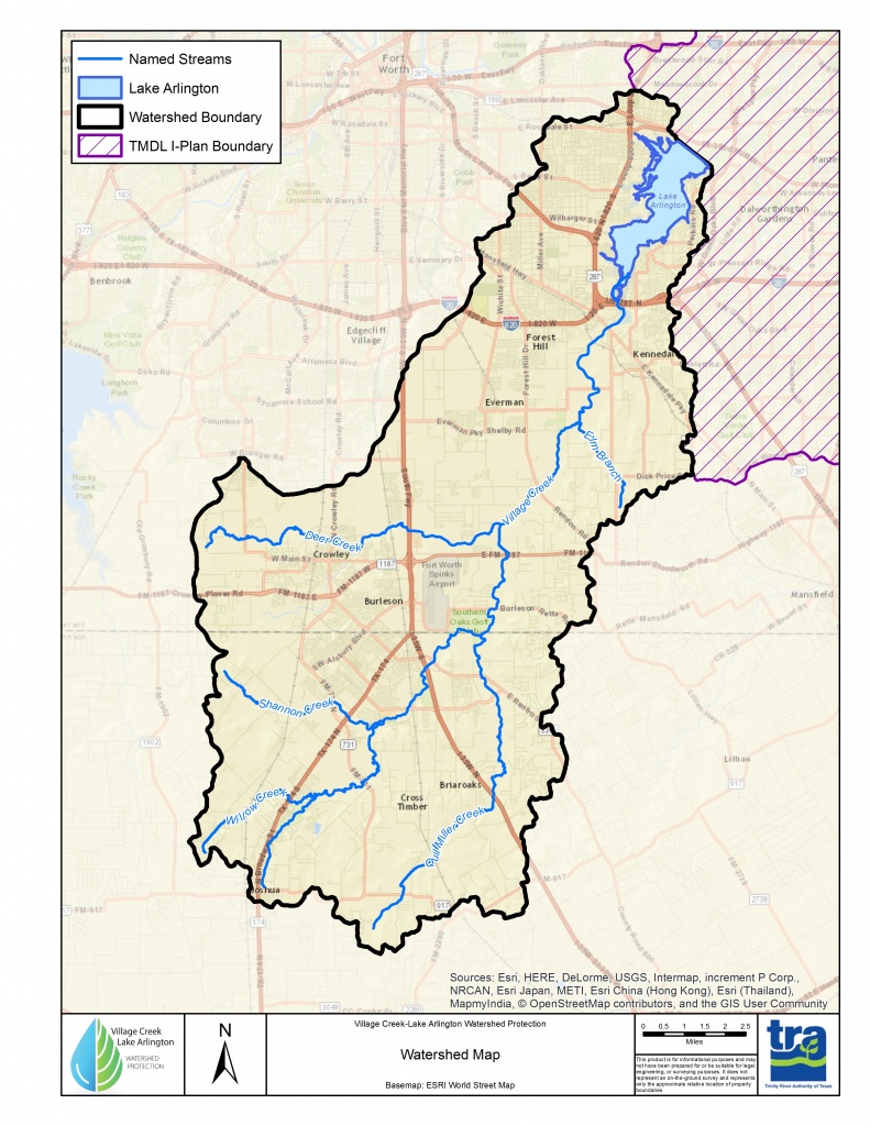 The Trinity River Authority Of Texas (Tra) - Texas Creeks And Rivers Map