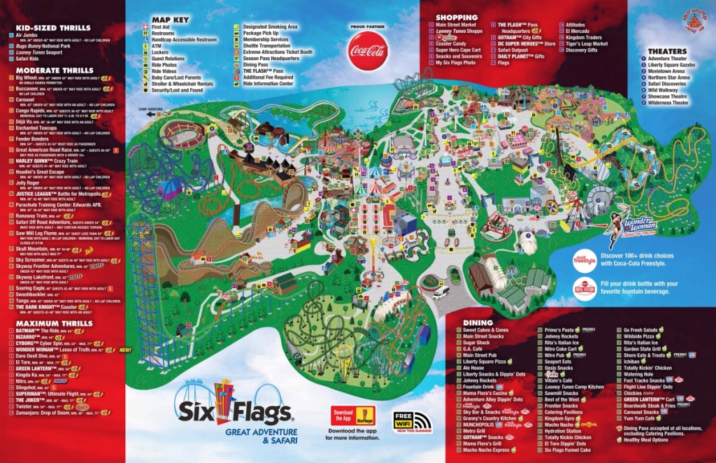 Theme Park Review • Six Flags Great Adventure (Sfgadv) Discussion Thread - Six Flags Fiesta Texas Map 2018