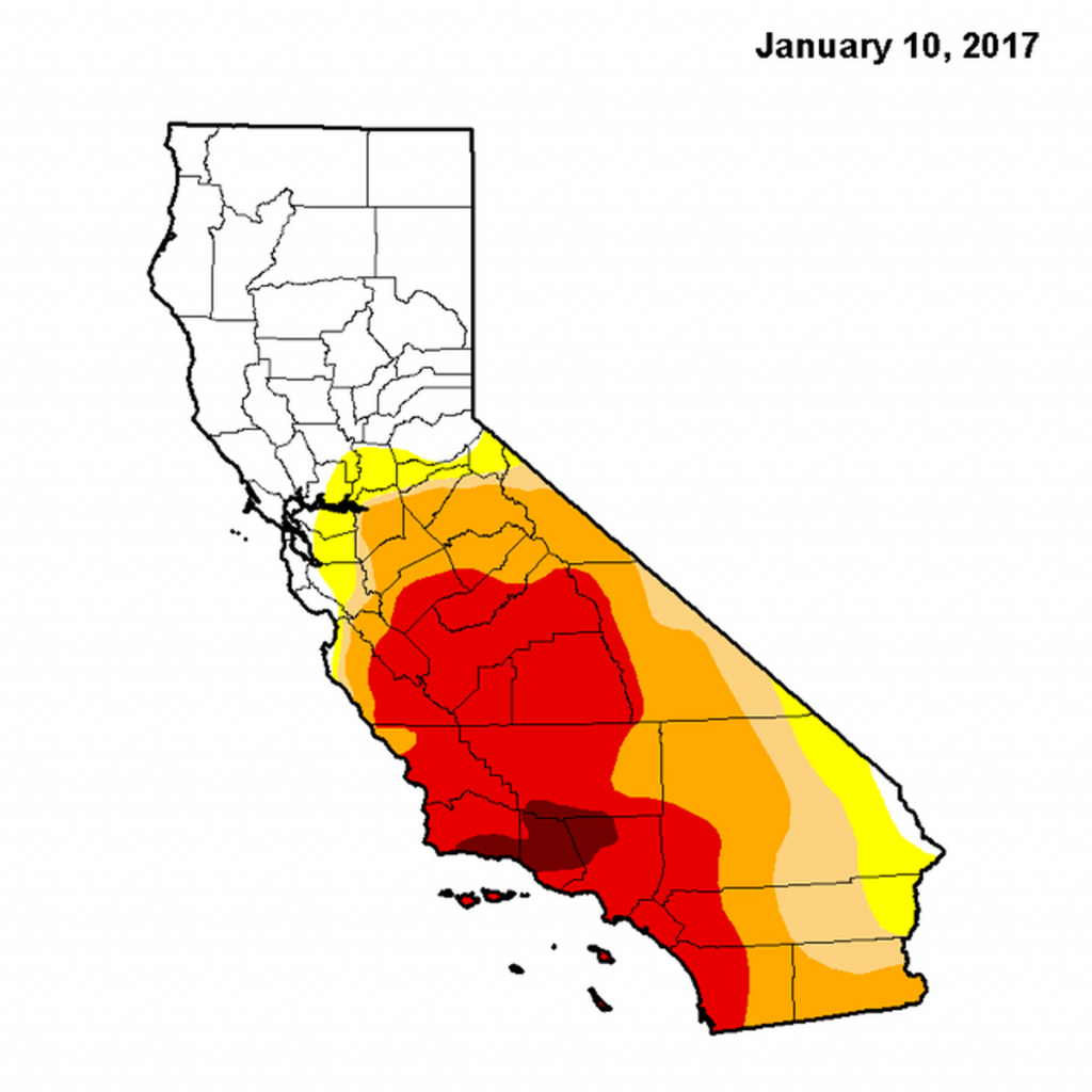 This Is The Best-Looking Drought Map We&amp;#039;ve Seen In Years - Curbed La - California Drought 2017 Map