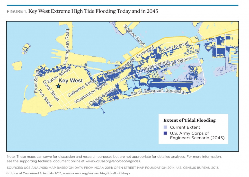 Tidal Flooding And Sea Level Rise In The Florida Keys (2015) | Union - Florida Keys Flood Zone Map