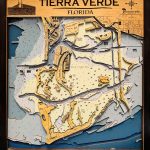 Tierra Verde – Large – 7 Layers – 25″ X 30″ | Island Laser Design   Terra Verde Florida Map