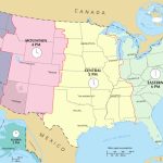 Time In The United States   Wikipedia   Us Time Zones Map With States Printable