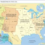 Time Zone Map Of The United States   Nations Online Project   Printable North America Time Zone Map