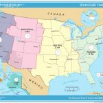 Time Zone Map Of Usa Awesome Printable Map United States Time Zones   Usa Time Zone Map Printable