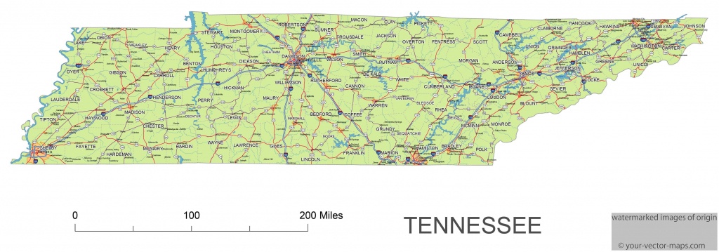 Tn County A Map Of Tennessee Cities - Maplewebandpc - Printable Map Of Tennessee Counties